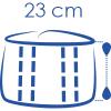 Altura 23 cm