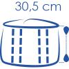 Altura 30,5 cm